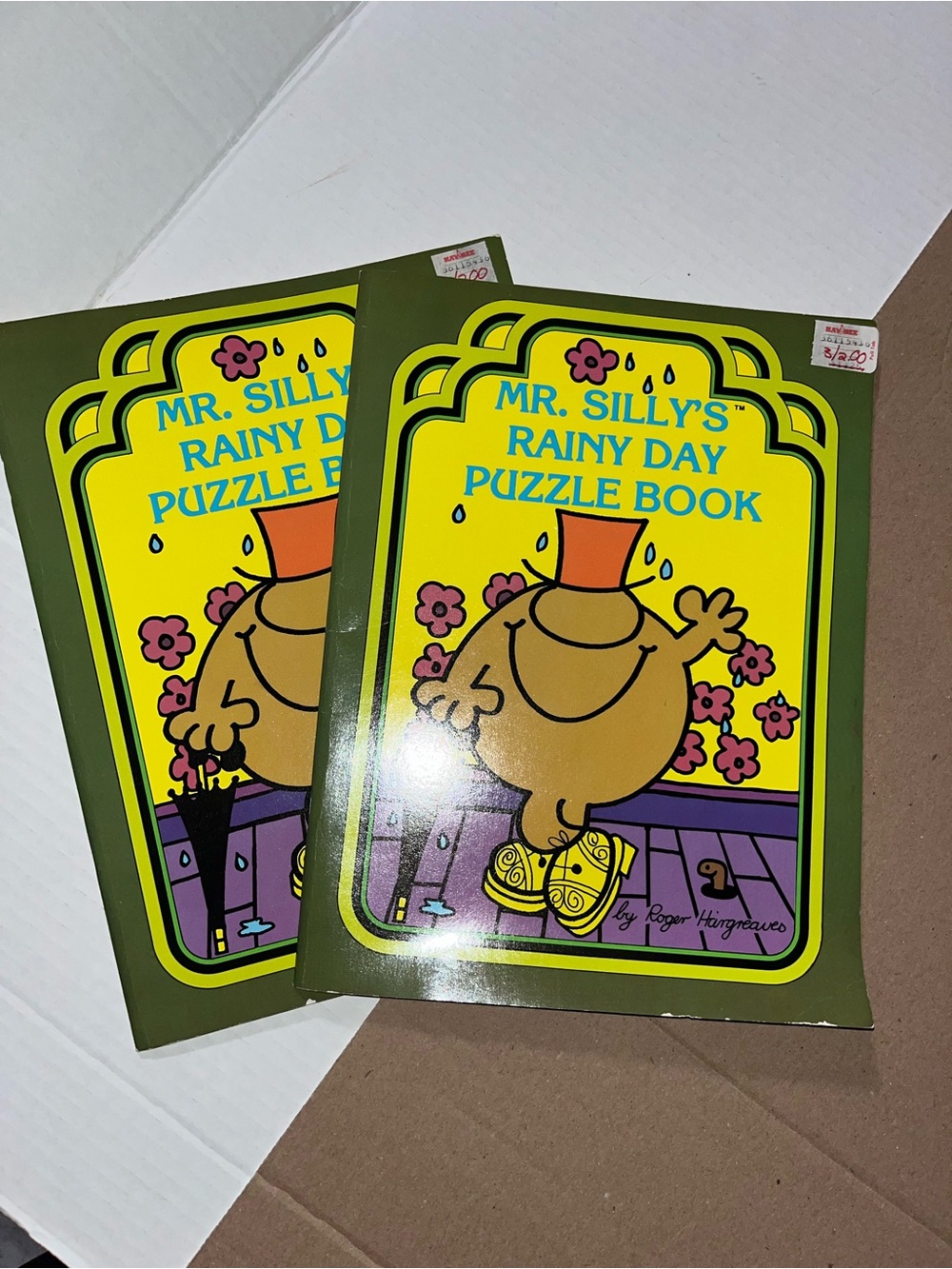 Vintage Mr. Silly's Rainy Day Puzzle Book by Roger Hargreaves